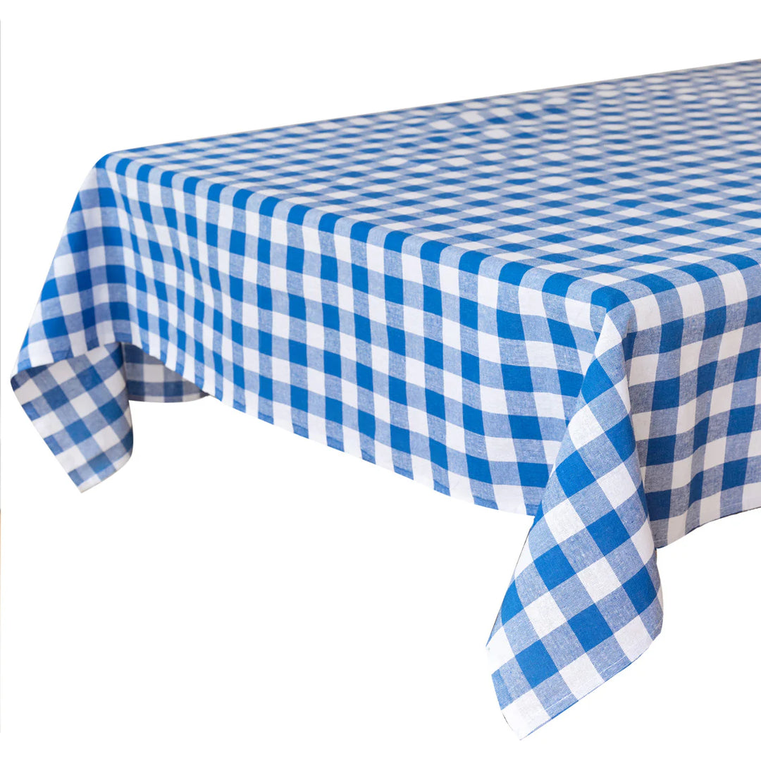 Fresh, fun, and effortlessly stylish, this green gingham tablecloth brings a relaxed café feel to any setting. Made in Europe from high-quality cotton, it’s the perfect table anchor for everything from spring brunches to family dinners. Durable, machine washable, and part of the wider Bon Appetit gingham range in a variety of colours.