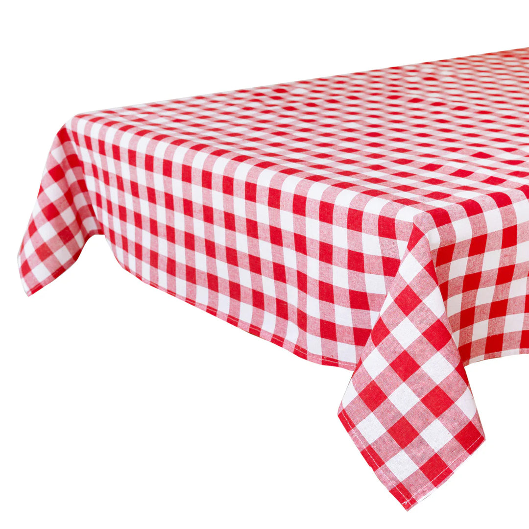 Fresh, fun, and effortlessly stylish, this green gingham tablecloth brings a relaxed café feel to any setting. Made in Europe from high-quality cotton, it’s the perfect table anchor for everything from spring brunches to family dinners. Durable, machine washable, and part of the wider Bon Appetit gingham range in a variety of colours.