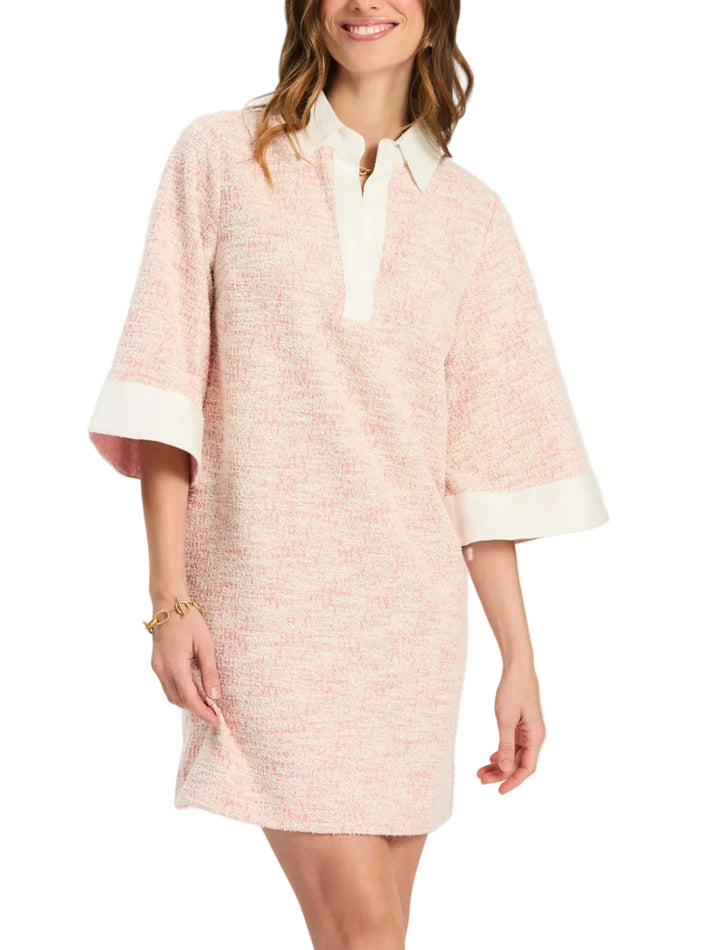 Tweed V-Neck Dress by Tyler Boe