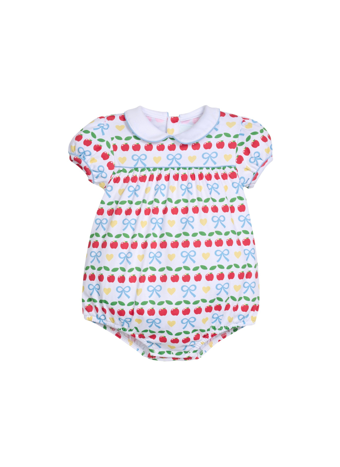 Girl's Short Sleeve Evelyn Bubble in Apple Days