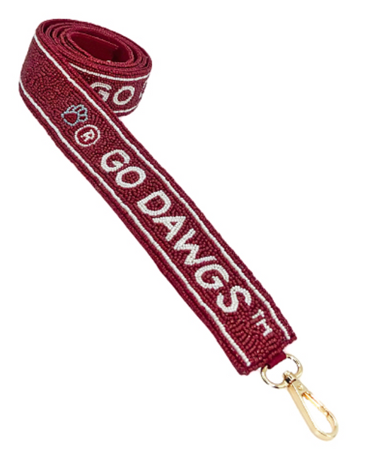 Go Dawgs Licensed Beaded Strap