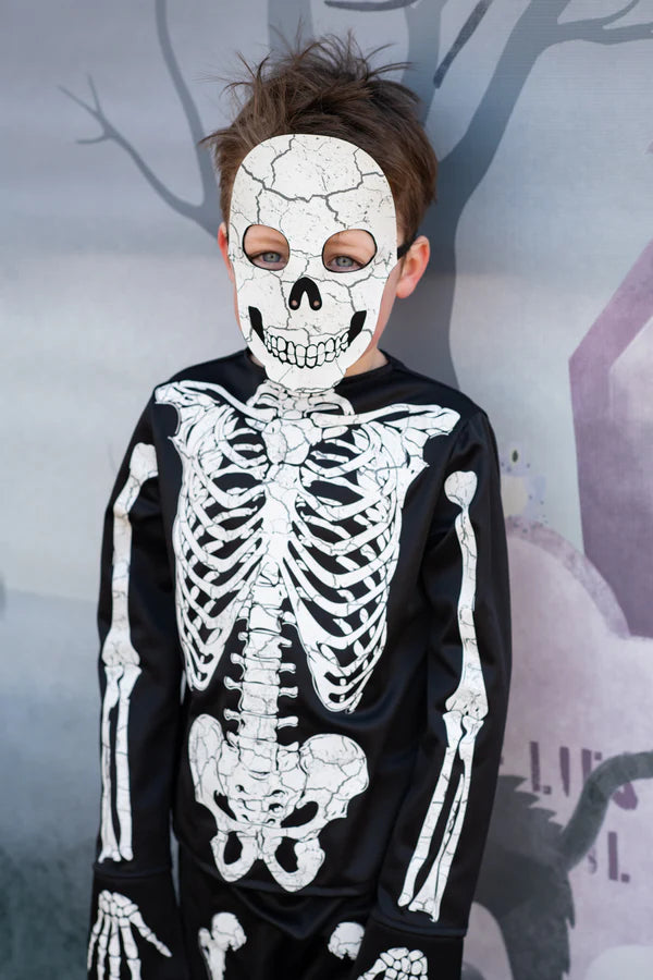 Introducing the ultimate statement piece for your next Halloween party or rave - the Glow in the Dark Skeleton Shirt, Pants &amp;amp; Mask!