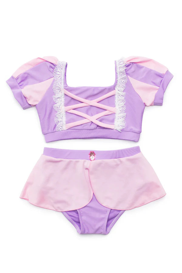 Crafted from high-quality, durable materials, this swimsuit ensures a comfortable and secure fit, allowing your child to swim and play with ease. The fabric is soft against the skin, providing a gentle touch and ensuring hours of joyful water adventures.

Not only is this swimsuit visually stunning, but it also offers reliable sun protection. With a built-in UPF 50+ rating, it shields your child's delicate skin from harmful UV rays, making it suitable for extended hours of outdoor fun.