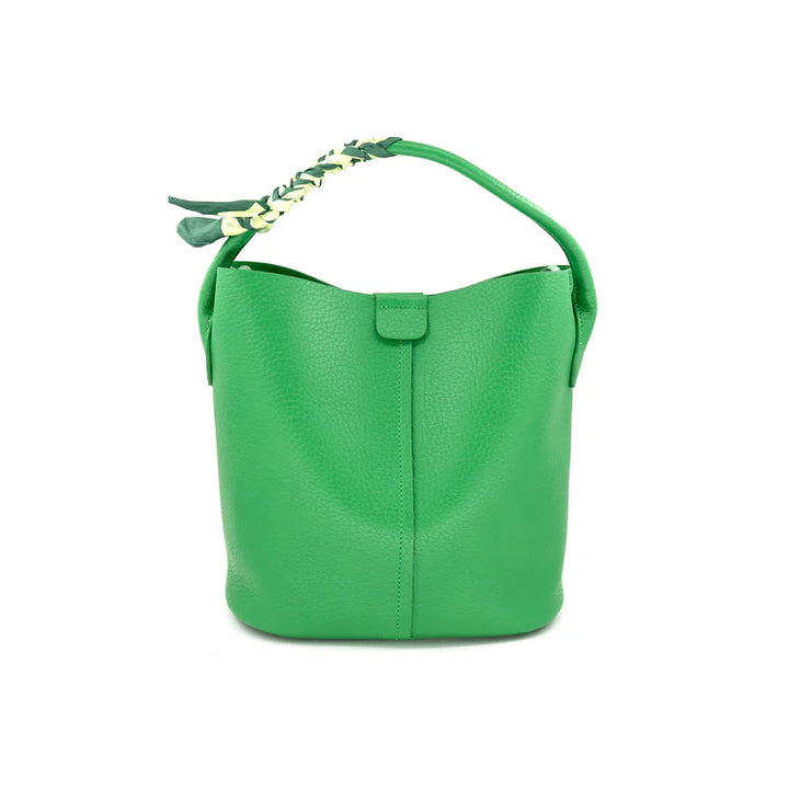 Jennifer Leather Purse - Pickering Boxwood