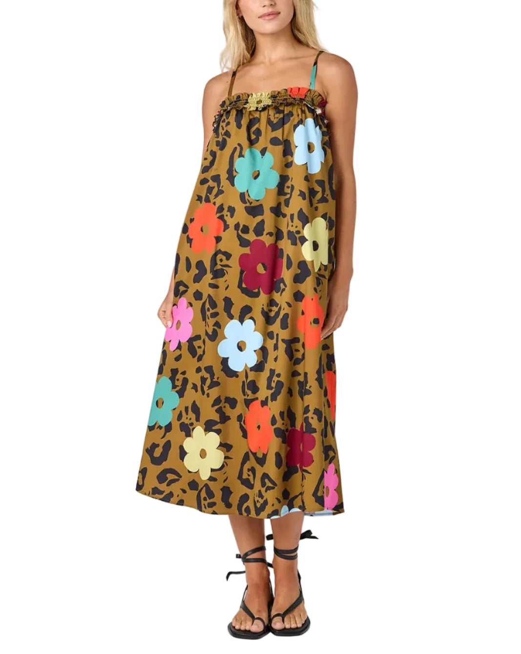 Pippa Dress in Happy Leopard by Crosby by Mollie Burch