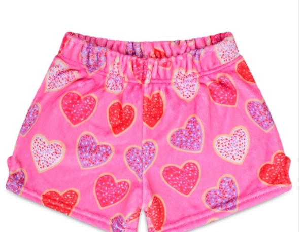 Valentine's Day Plush Shorts