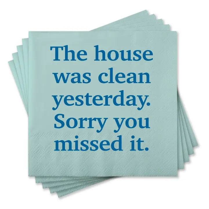 Funny Saying Cocktail Napkins - Pickering Boxwood