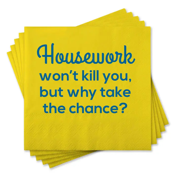 Funny Saying Cocktail Napkins - Pickering Boxwood