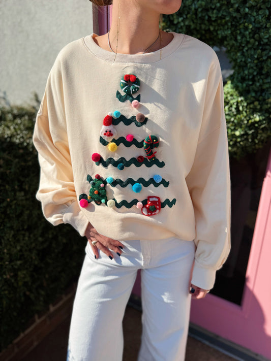 Ornaments Fleece Sweatshirt