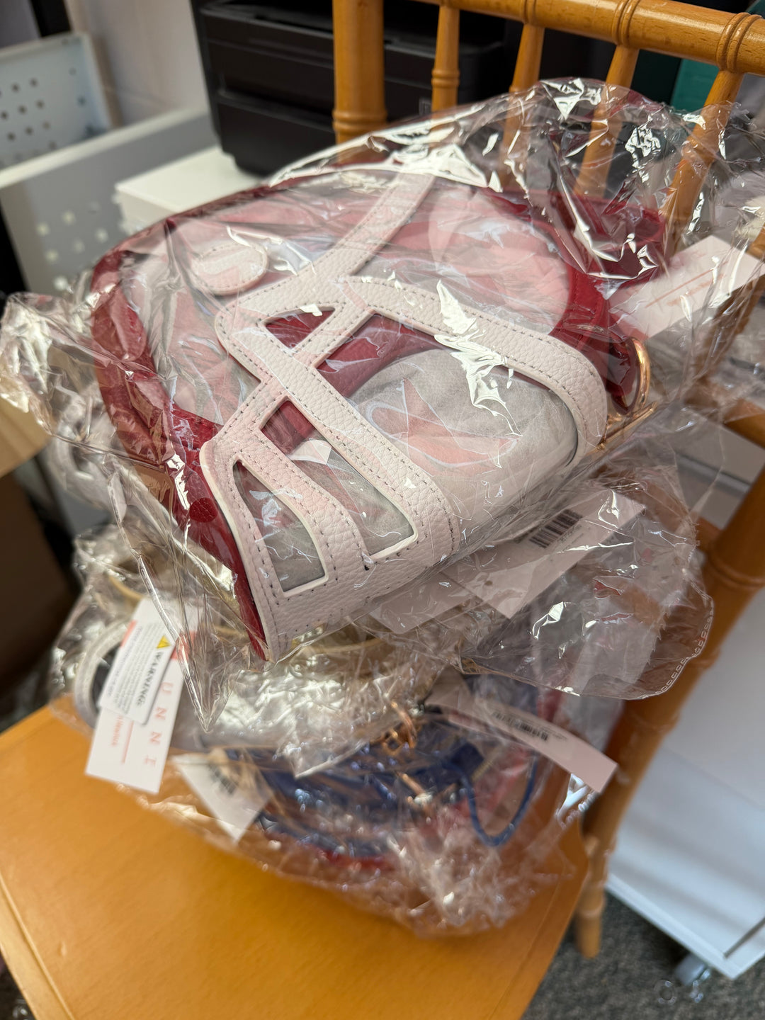 Helmet Shaped Clear Stadium Bag