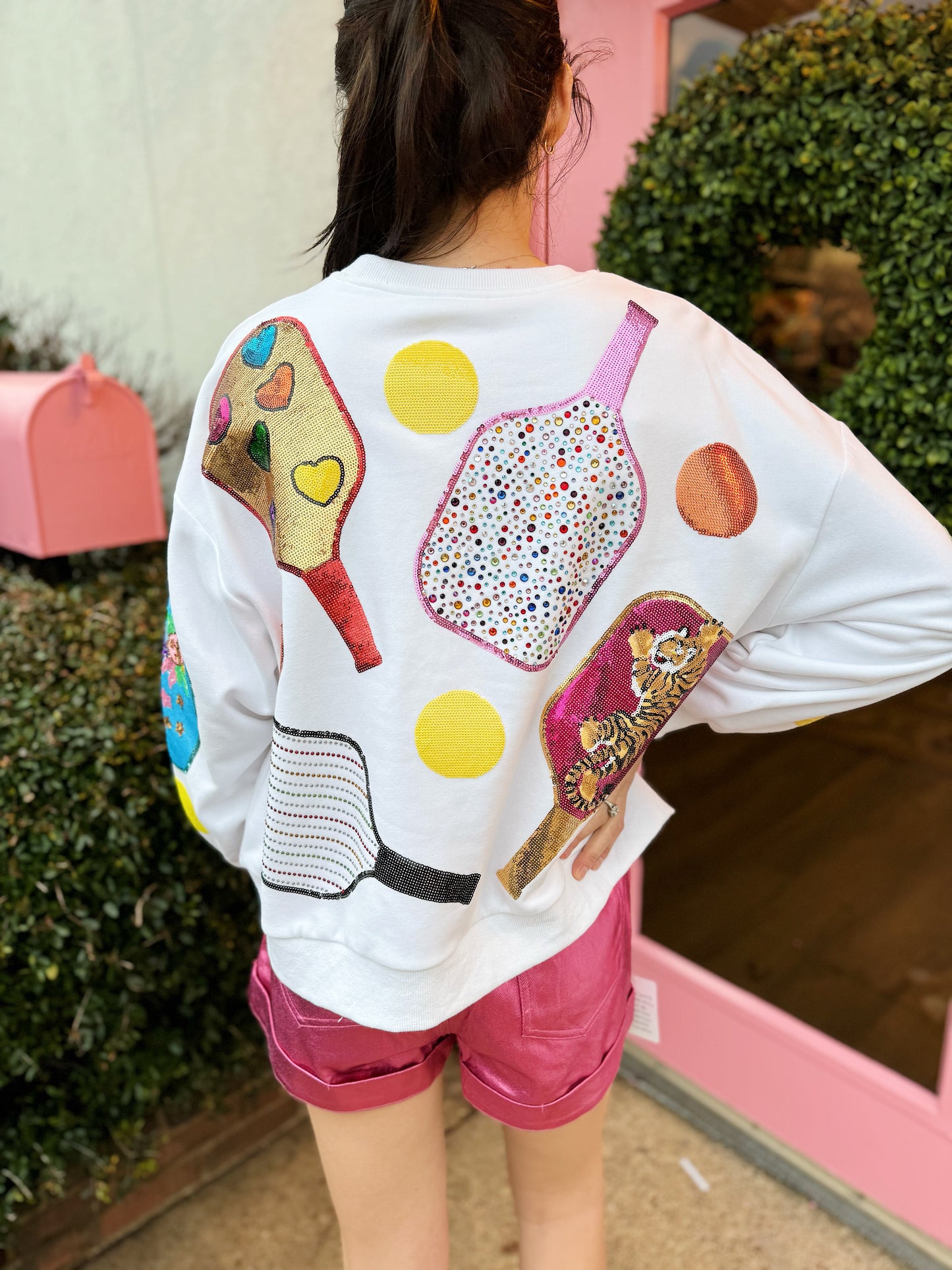 Funky Pickleball sweatshirt by Queen of Sparkles
