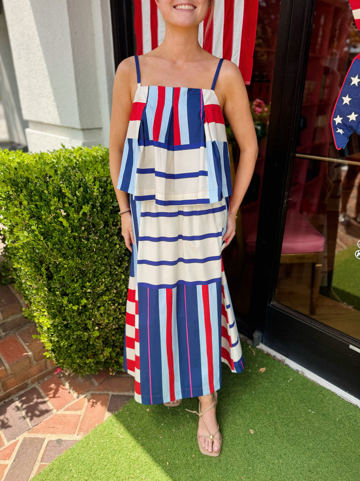 Reed Top in Maritime Stripe by Alden Adair