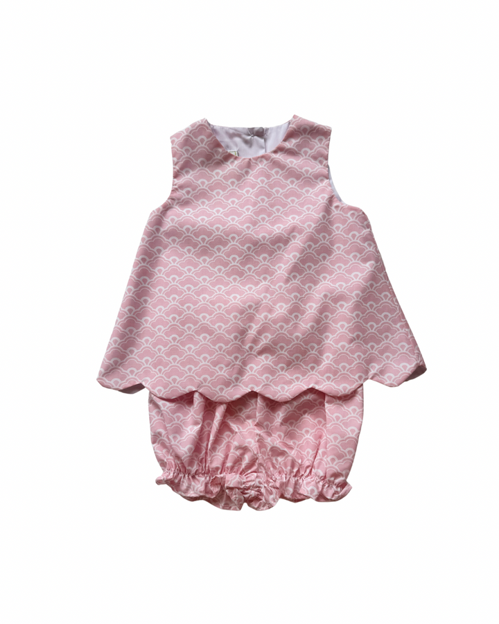 Seashell Sundae Set in Pink Shell Print
