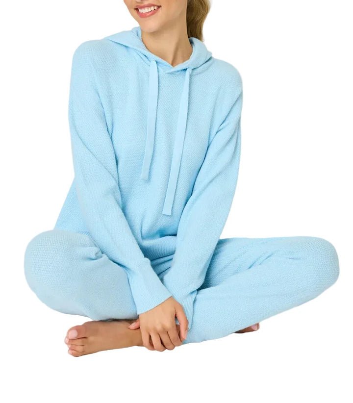 Sweater Weather Light Sky Pajama Set