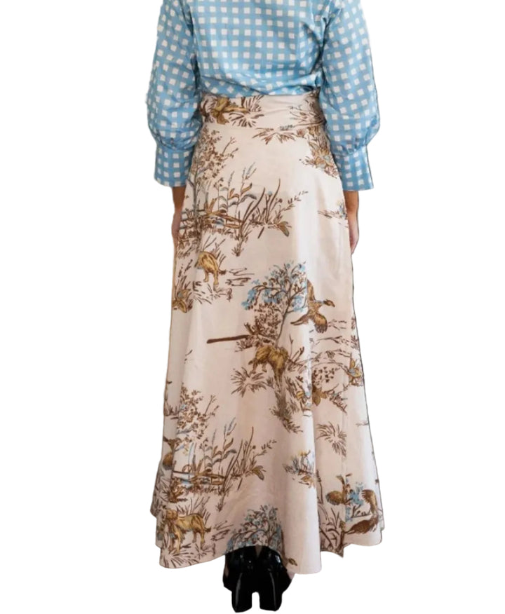 Body Wrap Maxi Skirt in Maple Field &amp; feather by House of MBR