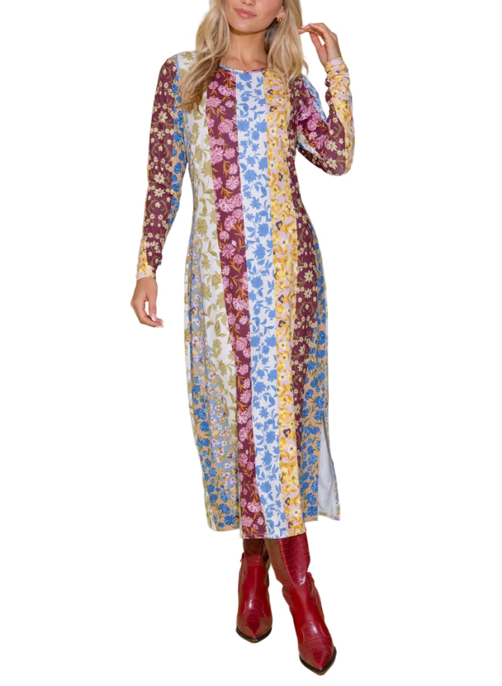 Dorit Dress in Golden Bouquet by Alden Adair