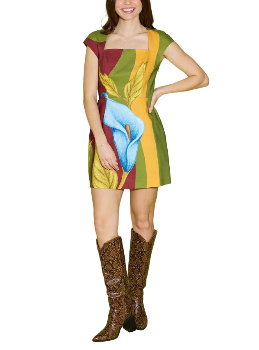 Navee Dress in Calla Lily by Alden Adair