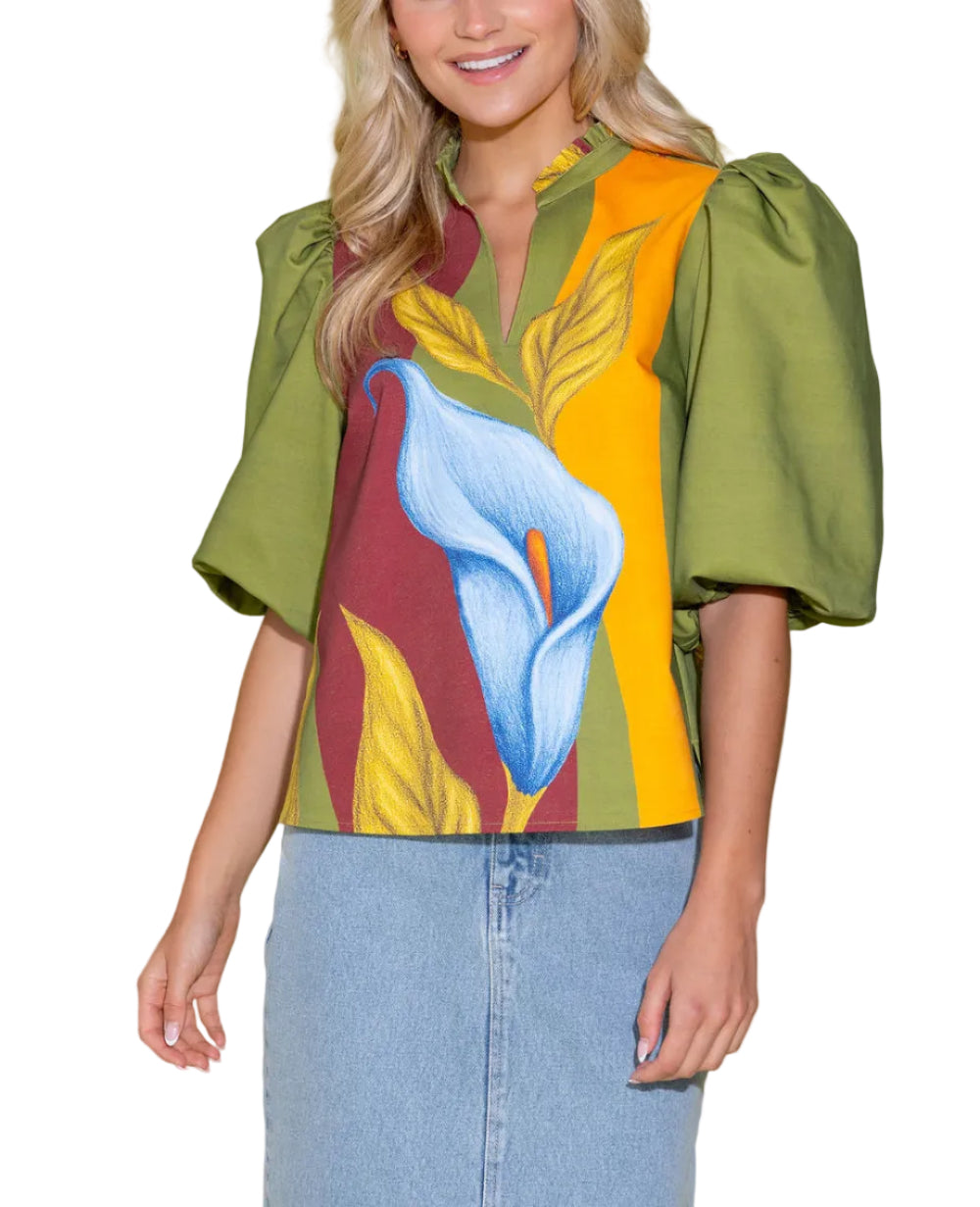 Ali Top in Calla Lily by Alden Adair