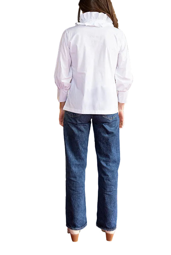 Harper Estate Top in Classic White by House of MBR