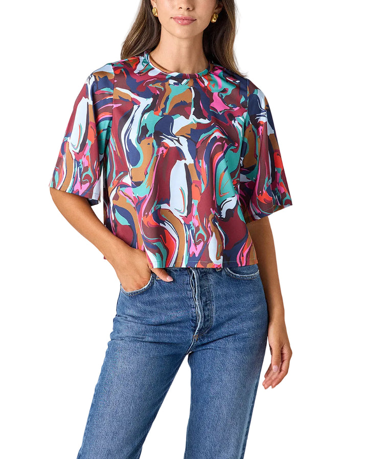 Bree Tee in Color Current by Crosby