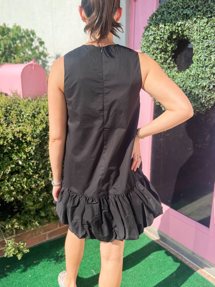 Veronica Bubble Hem Mini Dress