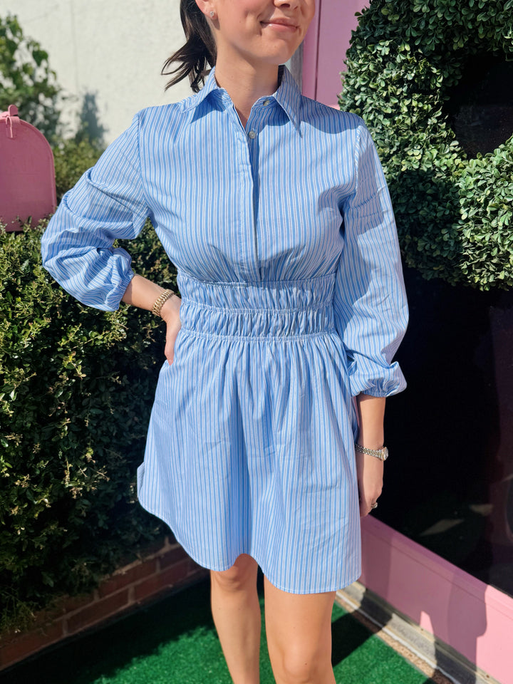 Willow Blue Striped Dress