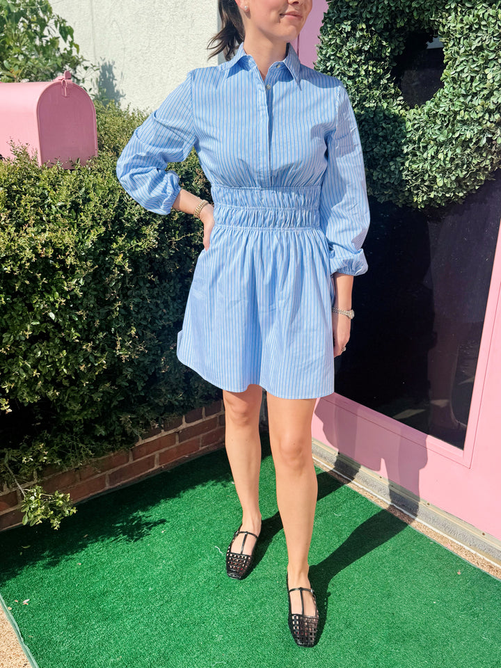 Willow Blue Striped Dress