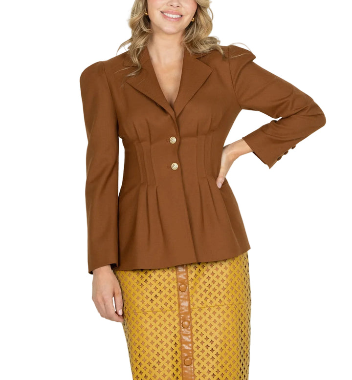 Stella Blazer in Pecan by Emily McCarthy