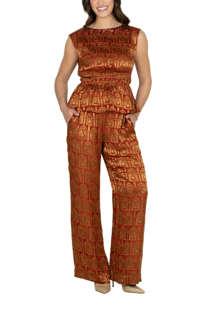 Aria Top &amp; Slumber Pant Set in Del Vino by Emily McCarthy