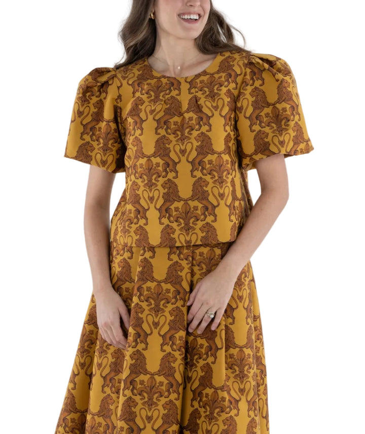 Jane Top in Leone by Emily McCarthy