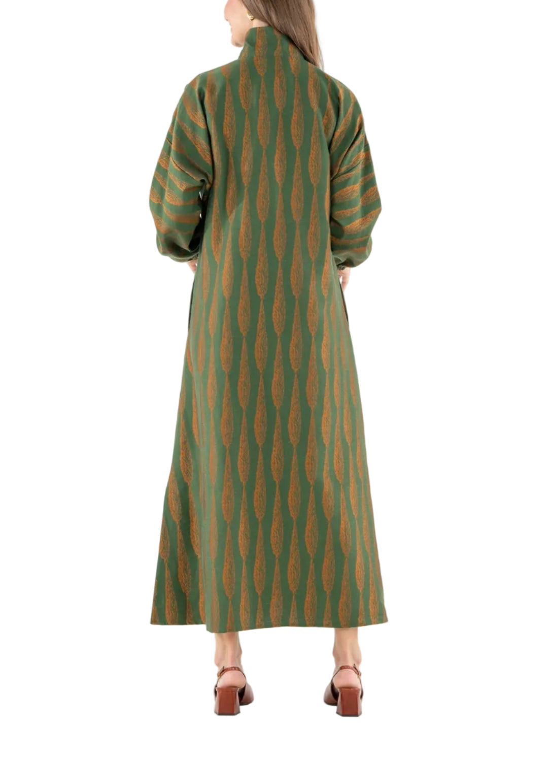 Long Sleeve Poppy Maxi Dress in Tuscan Villa by Emily McCarthy