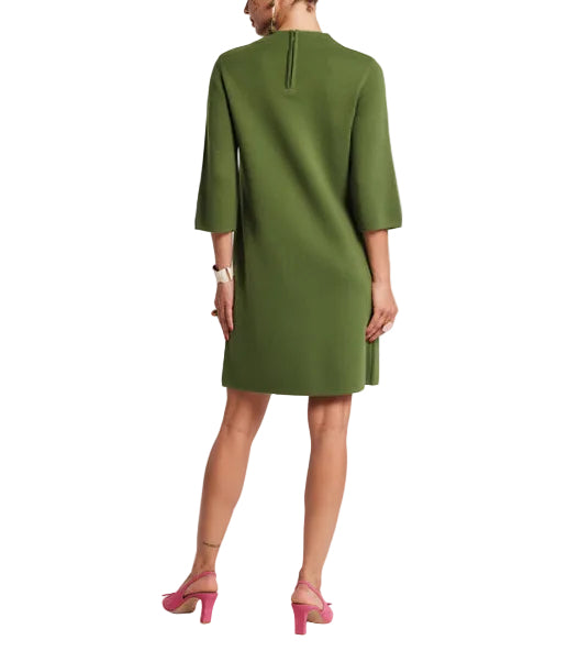 Annie Heirloom Floral Dress in Green by France Valentine