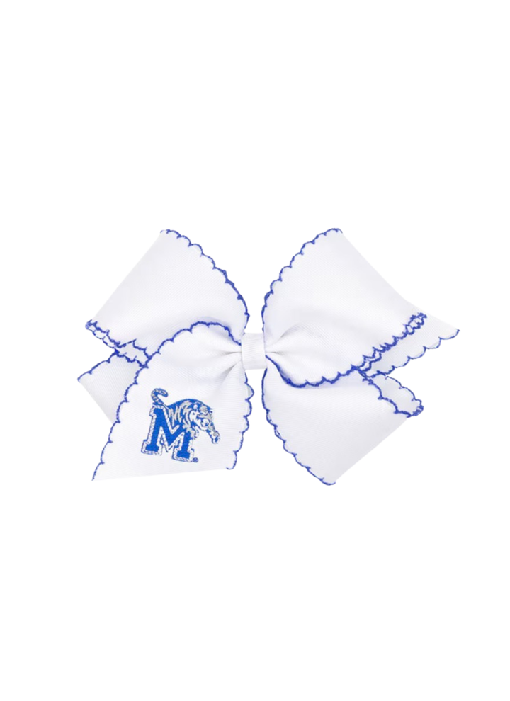 Medium Moonstitch, Colliegiate Embroidered Bow