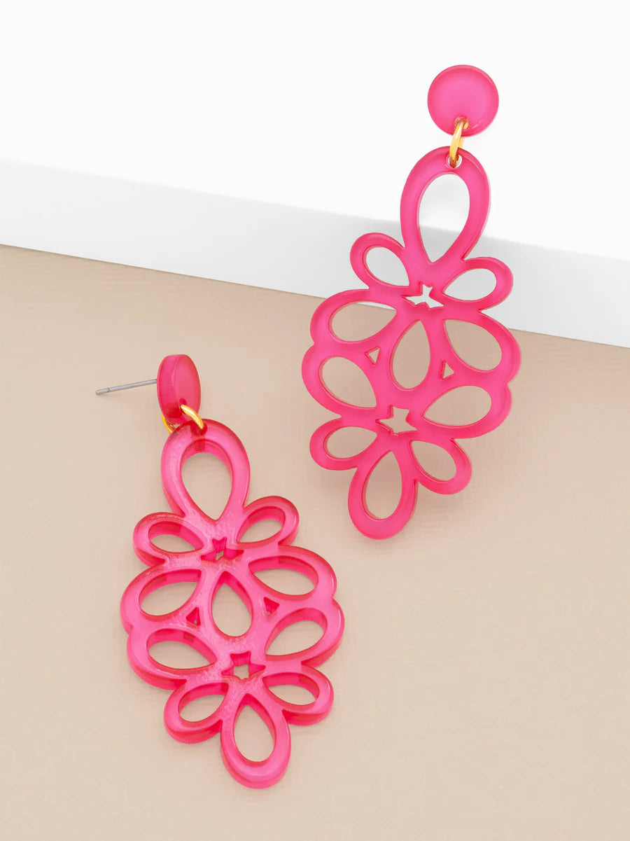 Melanie Blooming Flower Drop Earring