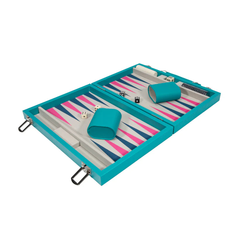 Mini Travel Backgammon Set