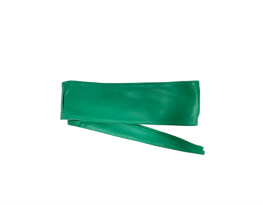 Leather material 

Wrap belt 
