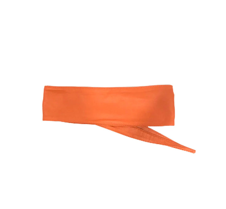 Leather material 

Wrap belt 