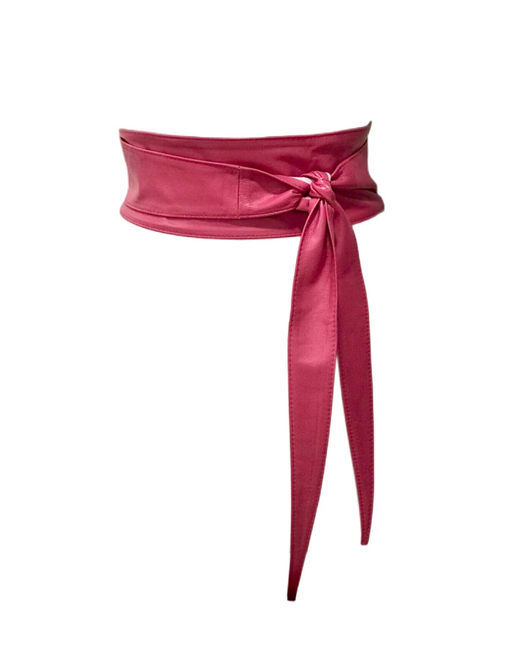 Leather material 

Wrap belt 