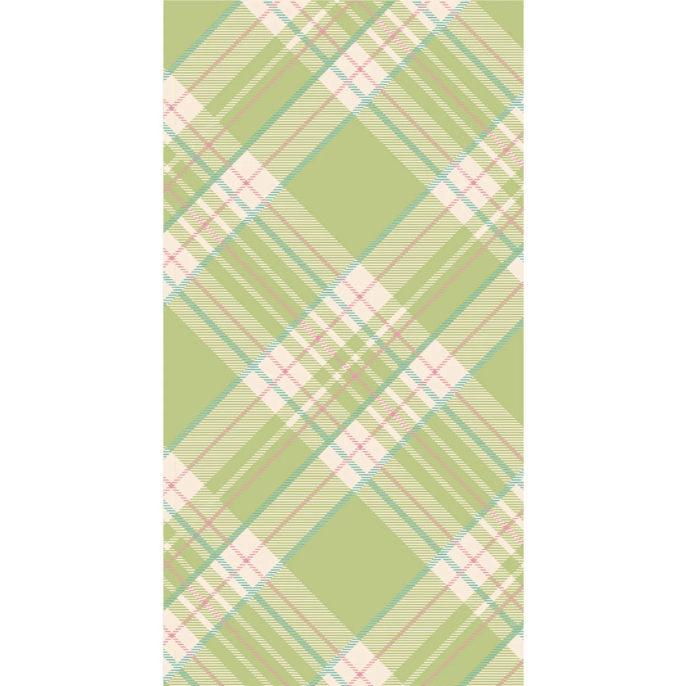 Bright Green Plaid Napkins - Pickering Boxwood