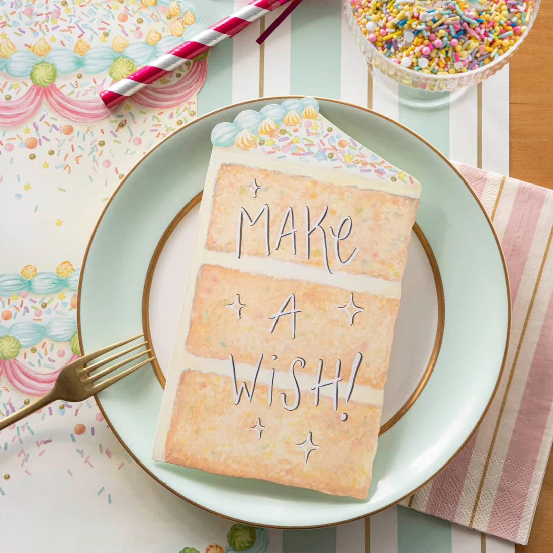 Cake Slice Table Accent