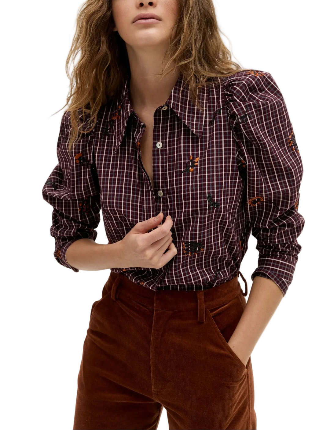 Lola is feminine and incredibly flattering, with slightly gathered inset shoulders that add volume and a romantic feel we love. It&