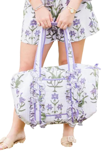 Heart of Grace Quilted Duffle Bag