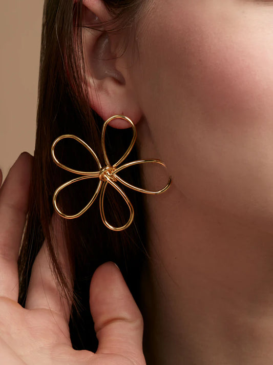 Looping Flower Earring
