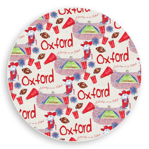 College Football Vinyl Placemat