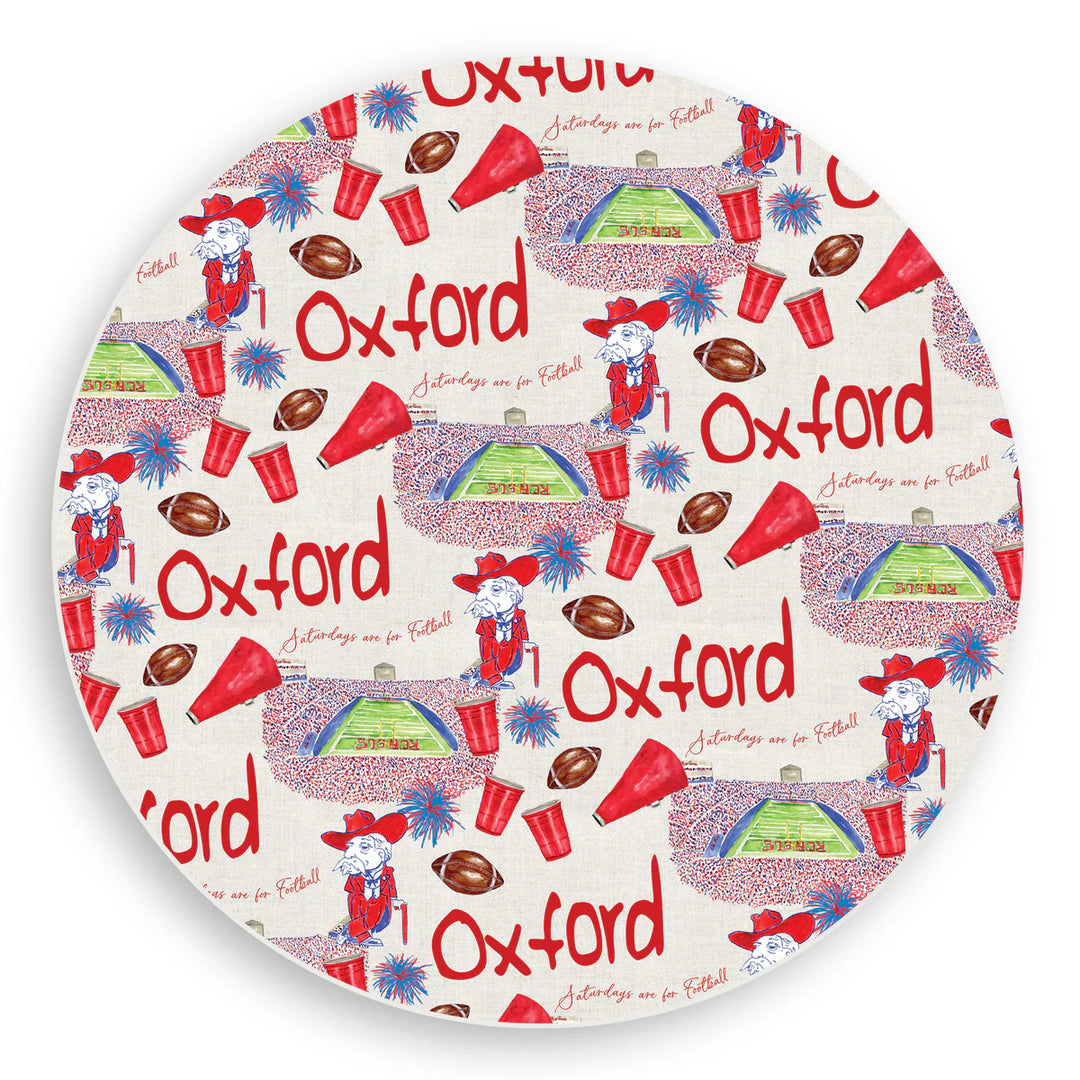 College Football Vinyl Placemat