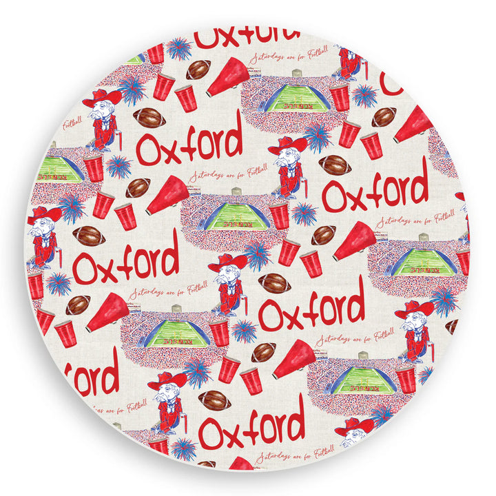 College Football Vinyl Placemat