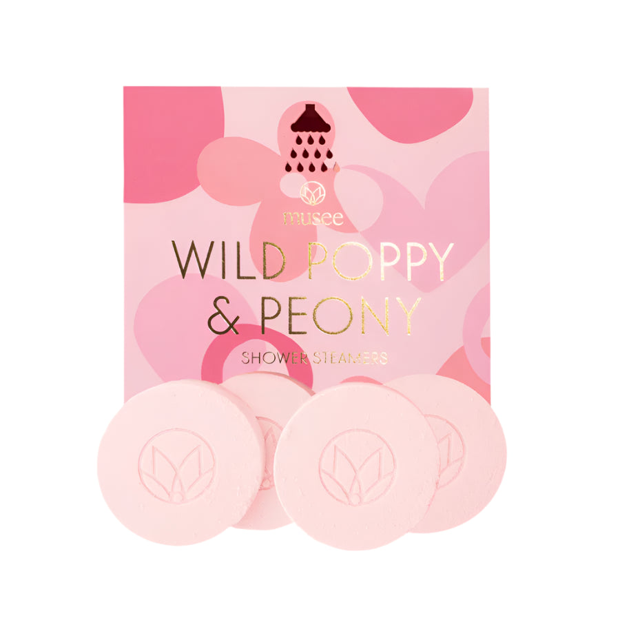 wild poppy and peony