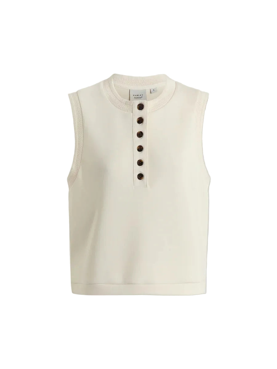 Marla Button Placket Tank by Varley