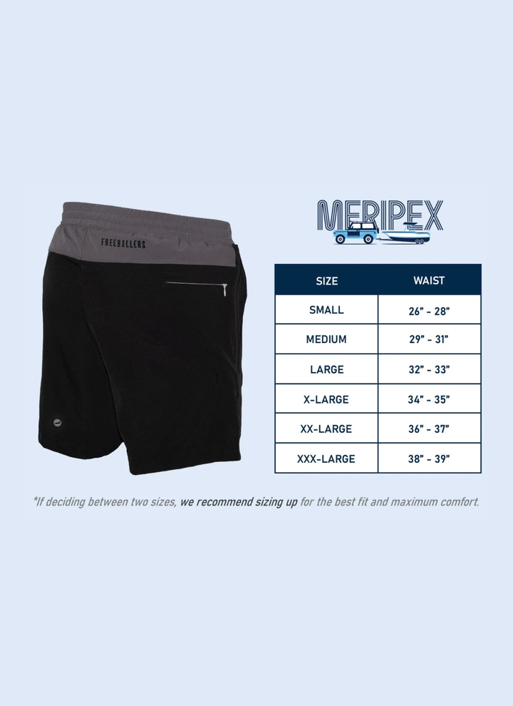 Meripex Freeballer Size Chart
