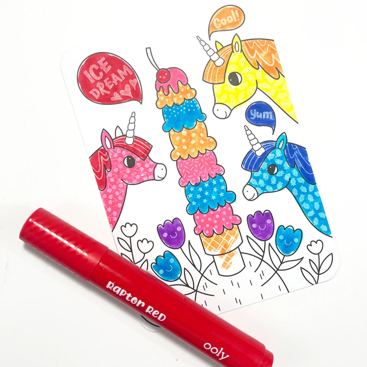 Undercover Art Hidden Pattern Coloring Activity Art Cards